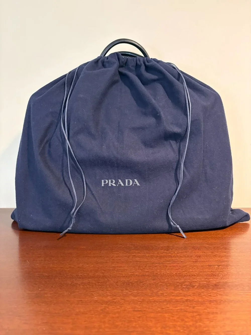 Prada Black Leather Briefcase
